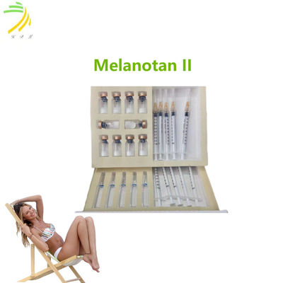 quality 99,9% Peptide tinh khiết 10mg / Lọ Melanotan II Mt2 màu trắng để làm nâu da factory